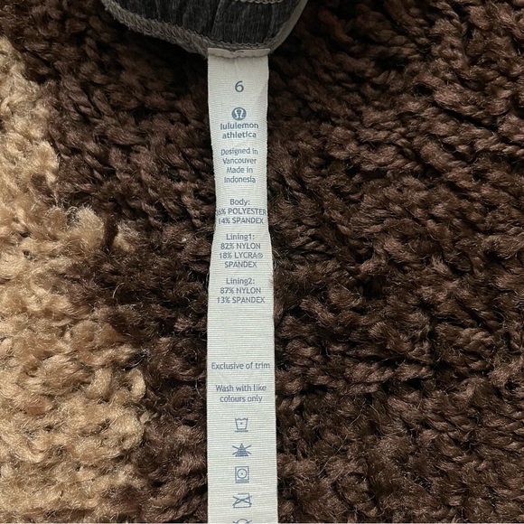 Lululemon Namaskar Pant II Sz 6 In Heathered Texture Printed Greyt Deep Coal - Picture 8 of 9